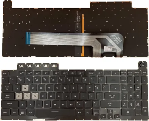 Teclado retroiluminado colorido para portátil ASUS TUF Gaming F15 FA506 FX506 FX506 FX506U FX506II FX506IH FX506LI FA506Q FX506L FA506U F17 FX706