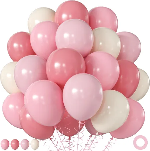 Miniatura 10 de Globos rojos y negros, 60 globos de oro rojo y negro de 12 pulgadas con globos de confeti dorado para graduación, Año Nuevo, películas de casino