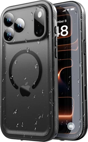 Miniatura 23 de SPORTLINK Funda para iPhone 15 Pro Max, IP68 resistente al agua, protección militar, cuerpo completo, resistente, a prueba de golpes, sellado 360, a