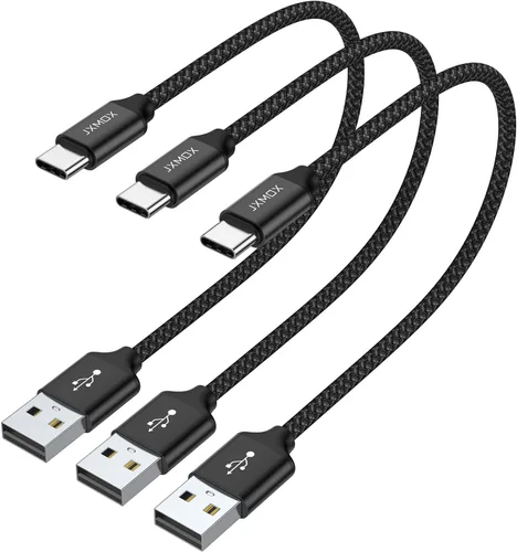Miniatura 7 de JXMOX Cable de USB C, Carga Rápida de 3 A de USB A a Tipo C (2x 10 pies) Cable Cargador Largo para iPhone 15 16 17 Pro Max, Samsung Galaxy S25 S24