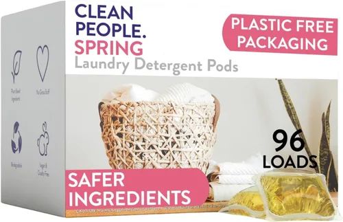 Miniatura 25 de The Clean People Cápsulas de detergente para ropa - Envase reciclable, hipoalergénico, lucha contra las manchas - Jabón de ropa ultraconcentrado