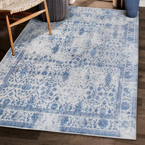 Miniatura 5 de ReaLife - Alfombra ecológica lavable a máquina, resistente a las manchas, sin desprendimientos, antideslizante, apta para familias y mascotas