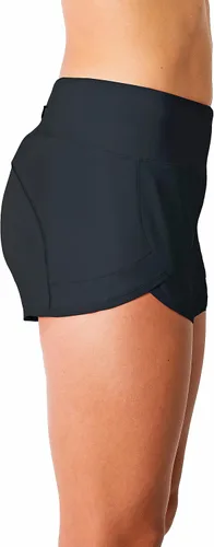 Miniatura 2 de Tough Mode Apparel - Pantalones cortos para mujer, ligeros, con forro de malla, bolsillo con cremallera, para hacer ejercicio, correr, entrenamiento