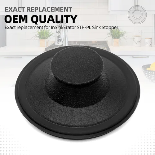 Miniatura 2 de La pieza de repuesto exacta para el tapón del fregadero Insinkerator STP-PL/STPPL Se adapta a drenajes estándar de 3-1/2 pulgadas como kohler