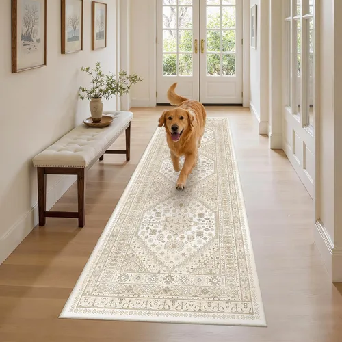 Miniatura 104 de zesthome Alfombra 4x6 - Alfombra Resistente a Manchas Lavable, Alfombras con Respaldo Antideslizante para Sala de Estar, Alfombras Pequeñas de Área