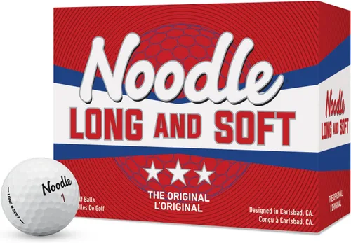 Miniatura 5 de TaylorMade Noodle Long & Soft Golf Balls, Ultra-Soft 34 Compression Core, Great Feel and Increased Spin, Patented Dimple Design for Straighter Flight