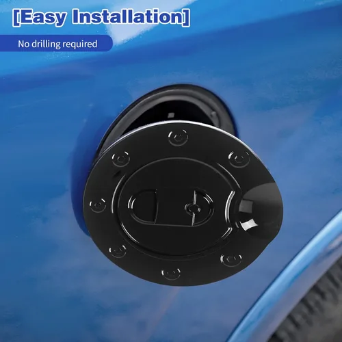 Miniatura 5 de para F150 Tapa de combustible Tapa de llenado de combustible Tapa del tanque para Ford F150 2004 2005 2006 2007 2008 Accesorios exteriores negros