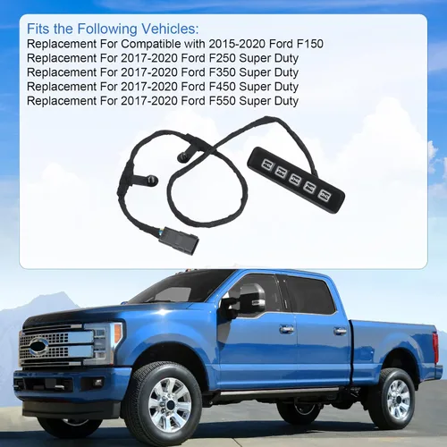 Miniatura 4 de DICMIC Teclado de entrada sin llave del lado del conductor Compatible con Ford F150 2015-2020 2017-2020 Ford F250 F350 F450 F550 Super Duty