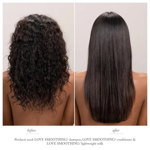Miniatura 2 de Davines LOVE/Smoothing Shampoo, Gentle Anti-Frizz Cleanser for Frizzy, Coarse or Unruly Hair - Promotes Straightening & Shine - Apple Pulp Formula