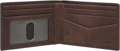 Miniatura 35 de Fossil Cartera Anderson de piel delgada y minimalista con bolsillo frontal plegable para hombre