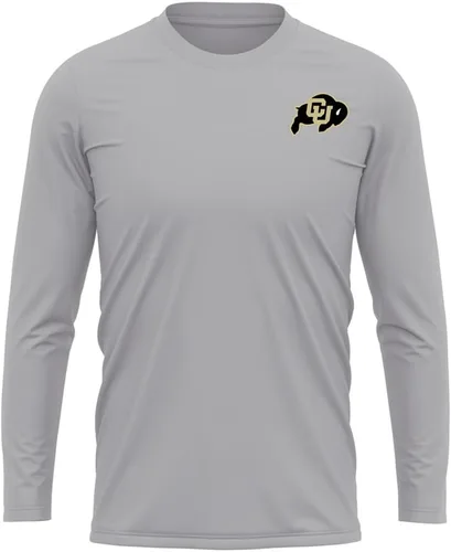 Miniatura 196 de Camisa deportiva de manga larga oficial de la NCAA Collegiate para hombre, con logotipo en el pecho izquierdo, colección Athletic Heather
