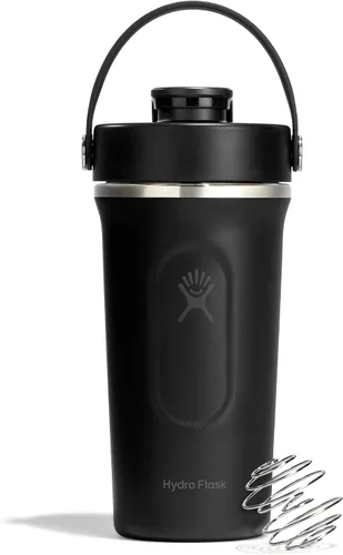 Miniatura 18 de Hydro Flask Botella agitadora – Botella de gimnasio de acero inoxidable aislada para preentrenamiento y proteína 24 onzas Agave Verde