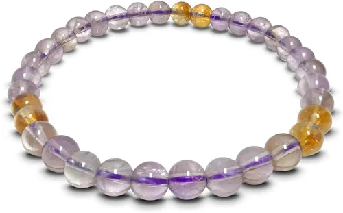 Miniatura 292 de Gem Avenue Handmade Round Bead Stretch Bracelet Unisex Natural Stone Beaded Jewelry for Men & Women, Elastic Wristband for Daily Wear