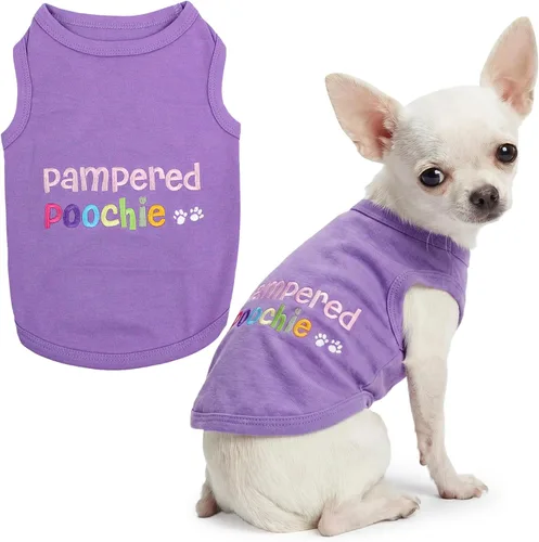 Miniatura 47 de Parisian Pet - Camiseta bordada para perros y gatos, con texto en inglés Sexy and I Know It, XS Sexy y lo sé