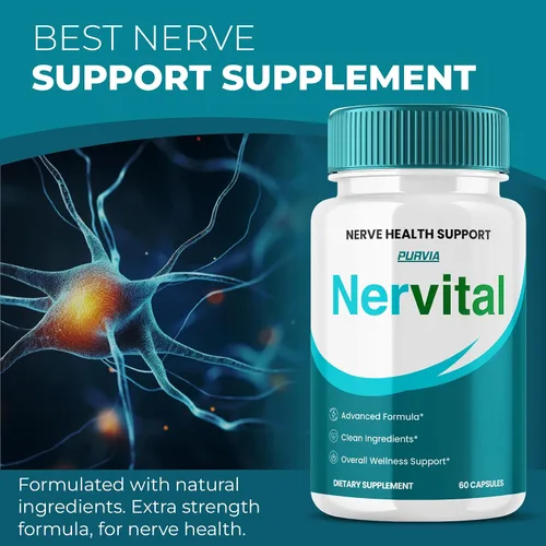 Miniatura 4 de Paquete de 2 cápsulas nerviosas, alivio de neuropatía de máxima fuerza para piernas y pies, estimulador de vitaminas para nervios, suplemento
