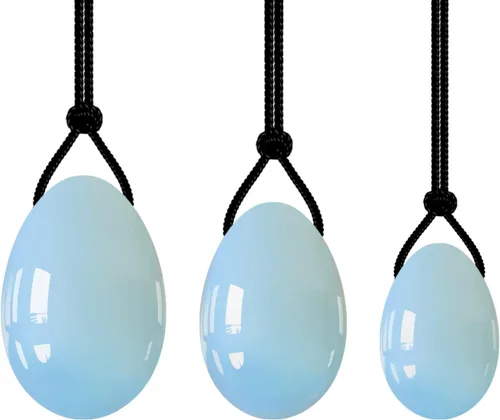 Miniatura 3 de 16 tipos de huevos de jade natural Yoni Huevos Kegel Ejercicio Mujeres Entrenamiento Apriete Masaje Bola de Cristal, Huevos de Jade 2-Huevos