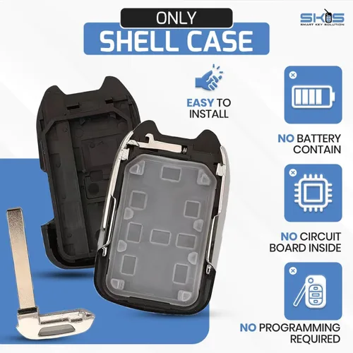 Miniatura 4 de Funda con control remoto de entrada sin llave para Chevy Tahoe Suburban / GMC Yukon (HYQ1AA) 2014 2015 2016 2017