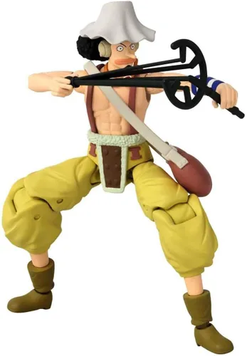 Miniatura 3 de BANDAI Anime Heroes - Figura de acción de Usopp de una pieza, figura de anime articulada de Usopp de 6.7 in con accesorios adicionales, figuras