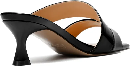 Miniatura 5 de Sandalias de tacón bajo para mujer, de charol y puntera cuadrada, de 2 pulgadas