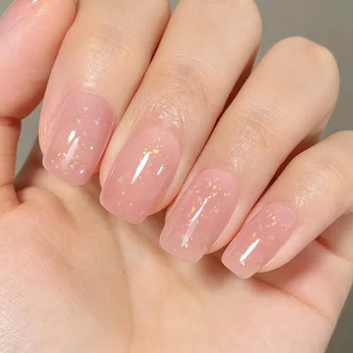 Miniatura 10 de YTD Likomey Esmalte de uñas de gel azul gelatina, 49.2 ft, translúcido transparente de pigmento fino, gel de uñas UV, manicura y pedicura