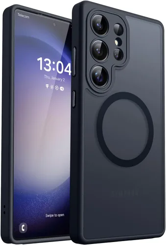 Miniatura 60 de CANSHN Funda diseñada para Samsung Galaxy A16-5G [protección completa de la cámara] [compatible con Magsafe] funda protectora trasera translúcida