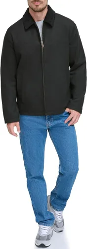 Miniatura 2 de Dockers Chaqueta de mezcla de lana con parte inferior abierta para hombre con babero acolchado