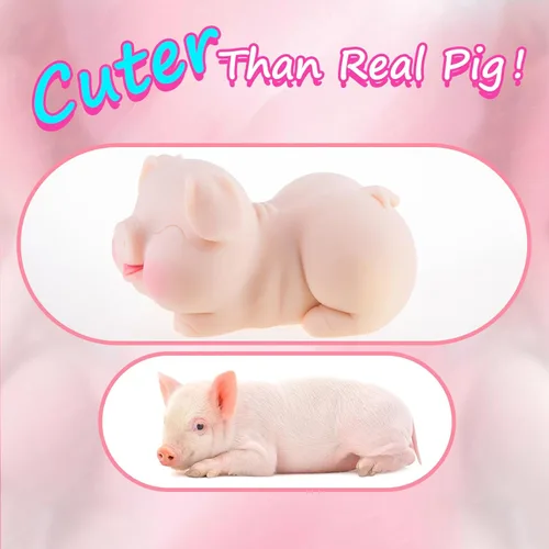 Miniatura 7 de Muñeca sexual realista para hombres, masturbador masculino de cerdo con vaginal apretado y anal profundo, juguete sexual de tamaño completo, lindo