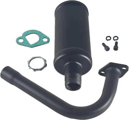 Juego de escape mejorado con silenciador para Coleman Powersports CT200U BT200X, para Predator 212cc 196cc/6.5HP Go Kart y Mini Bicicleta de Gas en