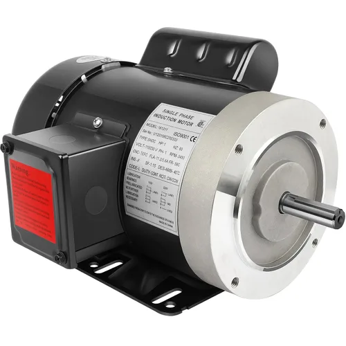 1 HP Motor eléctrico de uso general monofásico Motor 3450 RPM 115/230V 11.2/5.6A 56C Marco TEFC CW/CCW