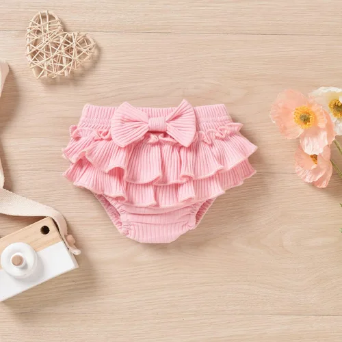 Miniatura 28 de Aalizzwell Body de manga corta para bebé niña con pantalones cortos acanalados