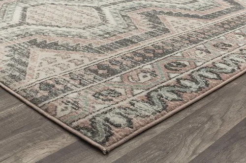 Miniatura 8 de Rugs America Hailey HY10A Heath - Alfombra vintage de transición de 8 x 10 pies