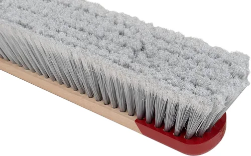 Miniatura 8 de Harper Escoba de empuje para interiores de 24 pulgadas, limpieza de piso de superficie lisa de alta resistencia con cerdas marcadas, barrido