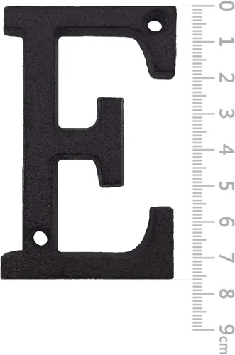 Miniatura 9 de BetLight Letras de Dirección de Casa - Números Innovadores de Hierro Forjado de 3 Pulgadas de Altura, Letras Vintage para Buzón de Metal Moldeado a