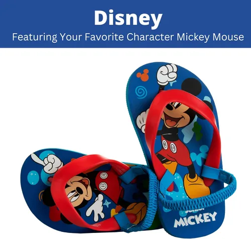Miniatura 2 de Disney Sandalias de personajes para niñas y niños, zapatos de agua para niños, Minnie Mouse Mickey Moana Toy Story Elsa Frozen Cars Encanto