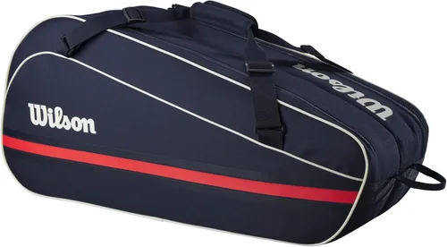 Miniatura 10 de Wilson Bolsas de raqueta de tenis para equipos 2025 Avena/Rojo
