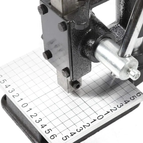 Miniatura 4 de Herramienta de perforación de agujero de cuero, 353 libras, perforadora de agujeros para bricolaje, prensa de impresión en relieve, estampado