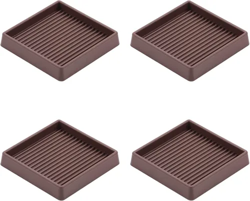 VOCOMO Copas de goma 3 x 3, almohadillas antideslizantes para muebles, agarre antideslizante para muebles, pies antideslizantes para muebles,