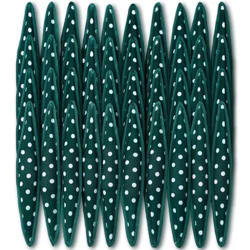 Miniatura 14 de Bememo 40 rulos suaves para el cabello, rodillos de almohada sin calor durante la noche, rizadores de esponja de satén para dormir sin calor