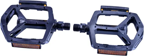 Miniatura 5 de Pedales de bicicleta de montaña, pedales planos de aluminio para adultos, pedales de bicicleta de montaña y carretera. Pedales de plataforma de 9/16