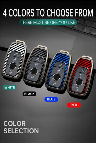 Miniatura 5 de ontto Funda para llavero para Mercedes Benz Clase E, Clase G, Clase S, W213 2017 en adelante, cubierta de llave de coche, carcasa de metal