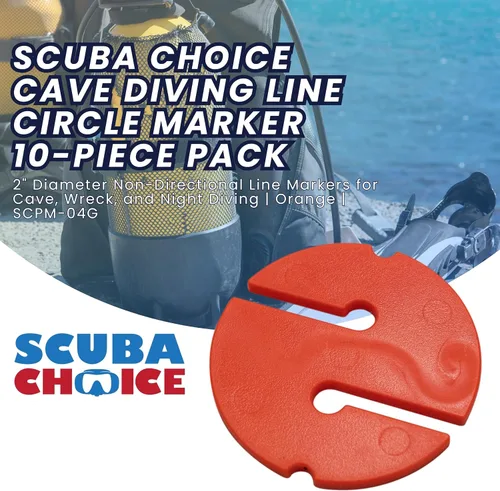 Miniatura 3 de Scuba Choice Cave Diving Line Circle Marker, 10pcs Pack