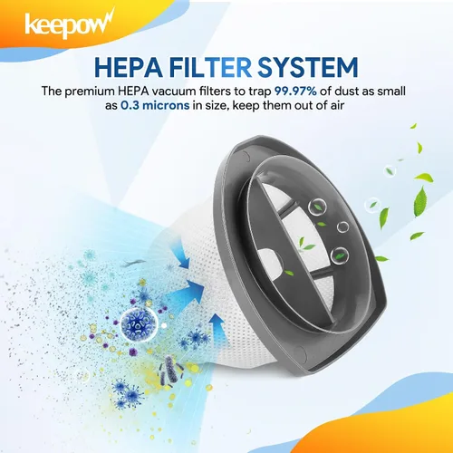 Miniatura 4 de KEEPOW Filtros de repuesto de peso pluma compatibles con Bissell Featherweight Stick Aspiradora ligera sin bolsa 2033, 20331, 20333, 20336, 20339