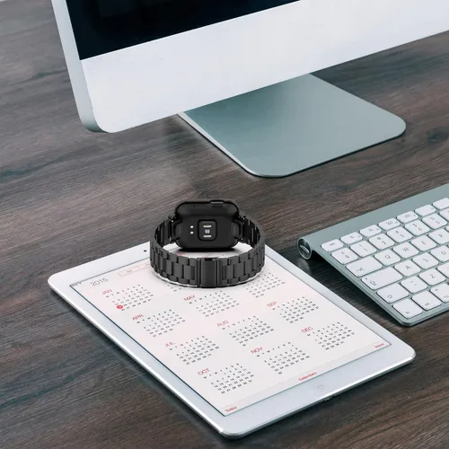 Miniatura 4 de Senter Correa de repuesto de acero inoxidable con marco Meatl para reloj inteligente Redmi Watch 2 Lite