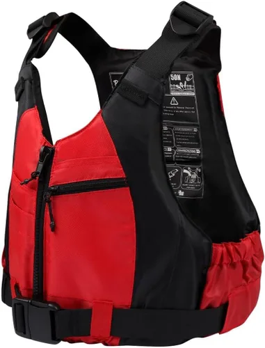 Miniatura 12 de Yueta Chaleco de natación para adultos, correa ajustable en la entrepierna, chaqueta de natación para kayak, pesca, deportes acuáticos