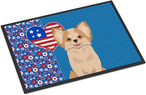 Miniatura 178 de Caroline's Treasures WDK5119JMAT Airedale Terrier USA - Tapete para interiores o exteriores, 24 x 36 pulgadas, tapete para puerta delantera
