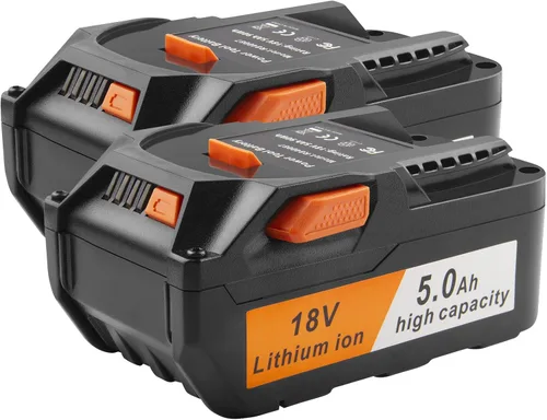 Labtec Reemplazo de batería de litio R840087 18V 6000mAh para RIDGID 18V R840083, R840085, R840086, R840087, R840089, AC840085, AC840086, AC840087P,
