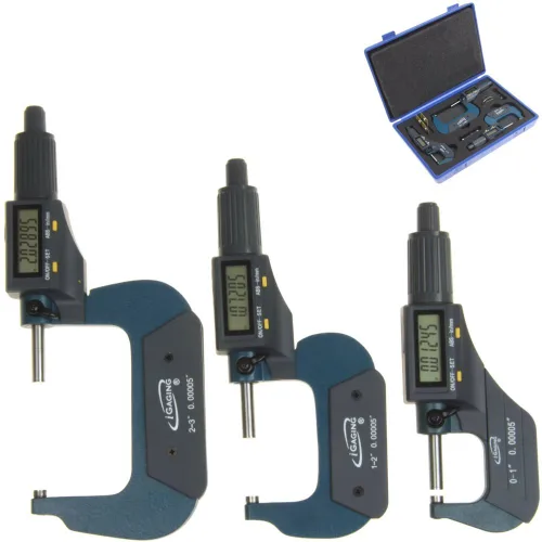 Miniatura 4 de iGaging Micrómetro Digital con Salida de Datos 2-3"/0.00005"/0.001mm