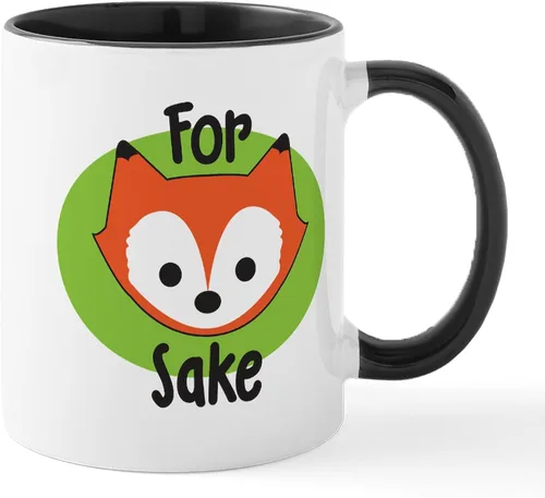 Miniatura 7 de CafePress Taza de café de cerámica For Fox Sake de 11 oz (11.0 fl oz)