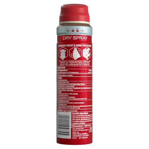 Miniatura 5 de Old Spice Dry Spray Desodorante antitranspirante para hombres, frescura 24/7, protección 24/7 sudor y olor, suave para la piel con acondicionadores