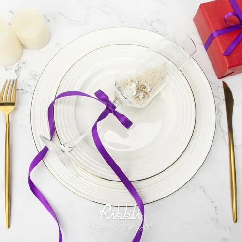 Miniatura 343 de Ribbli - Cinta de satén de doble cara dorada, 1/2 pulgada x 25 yardas, uso para ramo de lazos de manualidades, envoltura de regalos, decoración